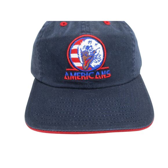 Vintage Tri-City Americans Hockey Hook and Loop Back Hat One Size Cotton - Picture 2 of 8